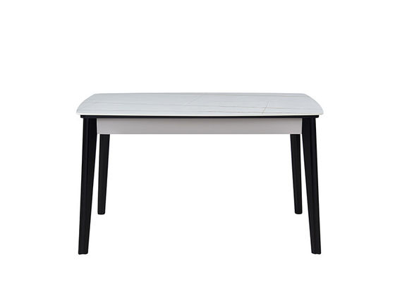 130cm Stylish Family Rock Slate Solid Wood Dining Room Table