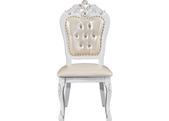 Multi Purpose European Retro Leather Dining Chairs