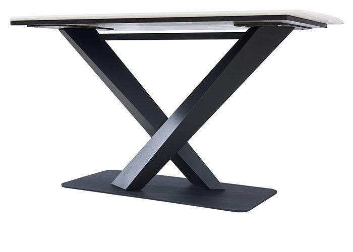 Stylish Slate Dining Table , Marble Top Rectangular Dining Table