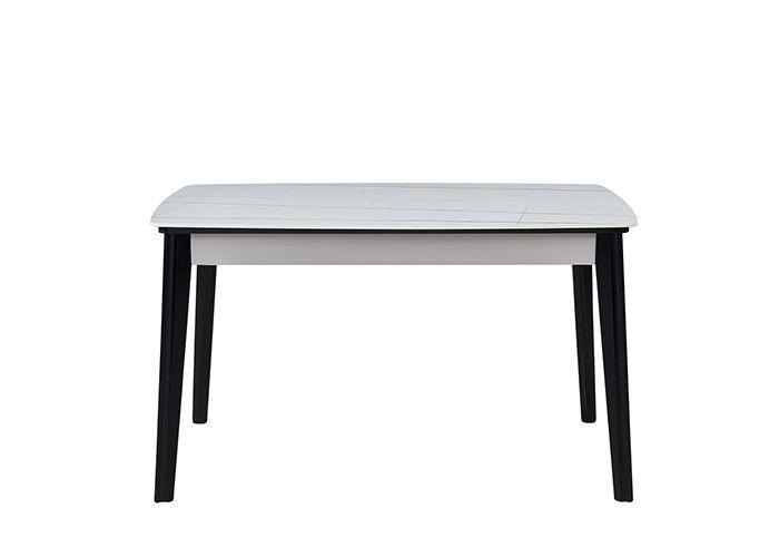 130cm Stylish Family Rock Slate Solid Wood Dining Room Table
