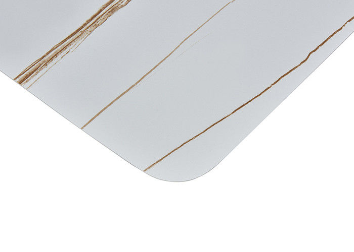 130cm Stylish Family Rock Slate Solid Wood Dining Room Table