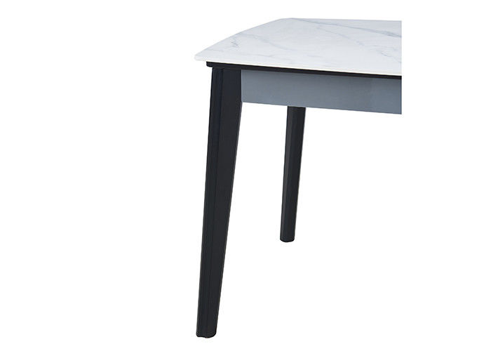 Stylish Solid Wood ISO9001 Nordic Marble Dining Table