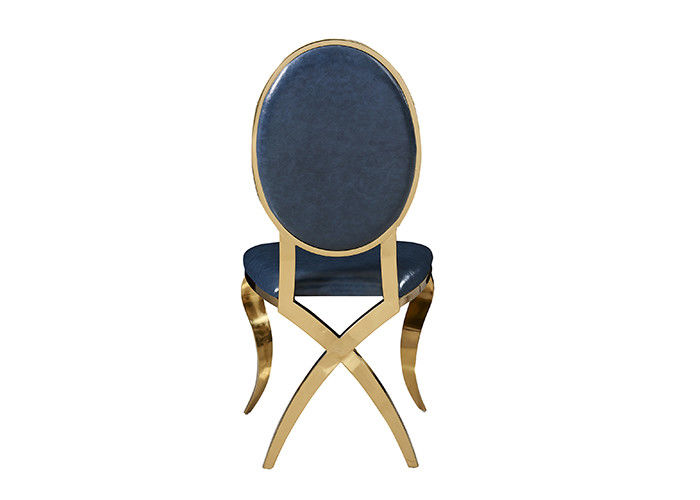 ISO18001 Wear Resistant Leather Padded Dining Chairs