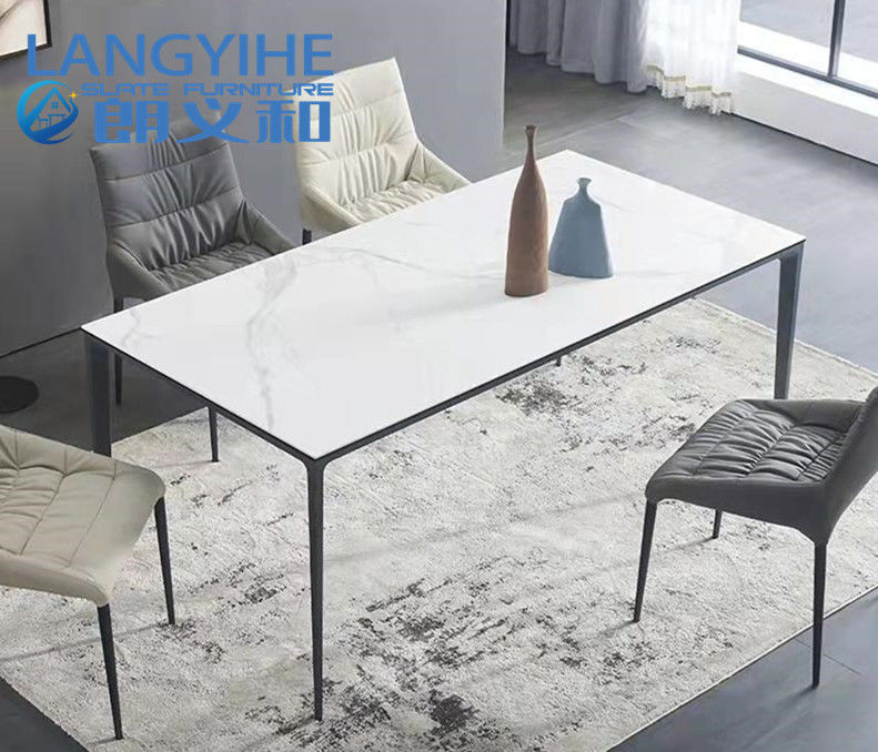 Rock Slab Home 미니멀리스트 대리석 식탁 130x70cm